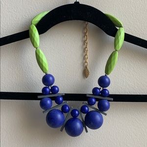 ANTHOPOLOGIE | Bold Geometric Wooden Necklace